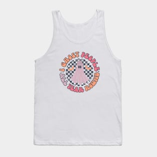 Groovy I Ghost People All Year Round Funny Halloween Ghost Tank Top